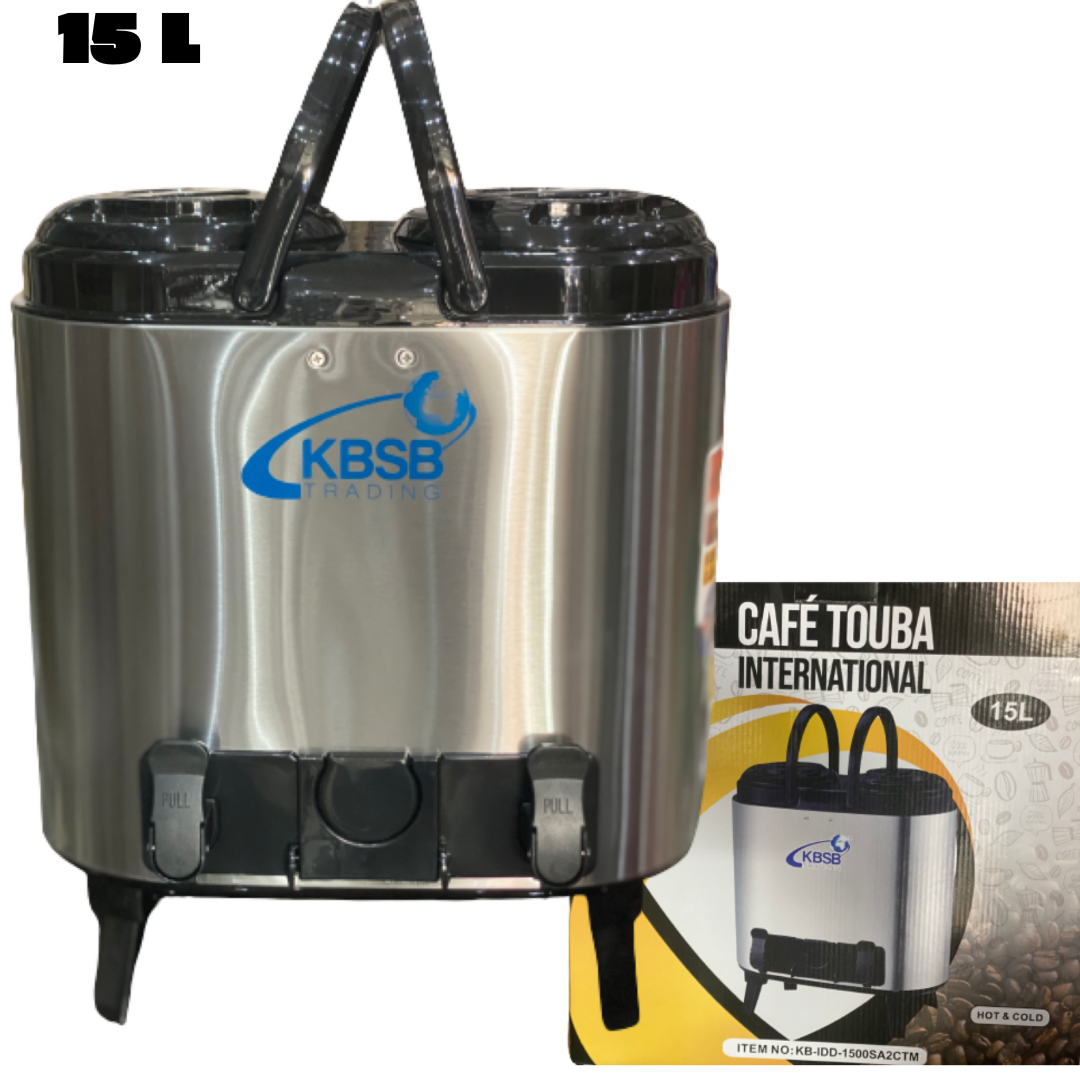 Thermos Isotherme 1 Litre YiTePeDo - Double Paroi Vide, Conservation 24h, Poignée Bois, Idéal Café Et Thé