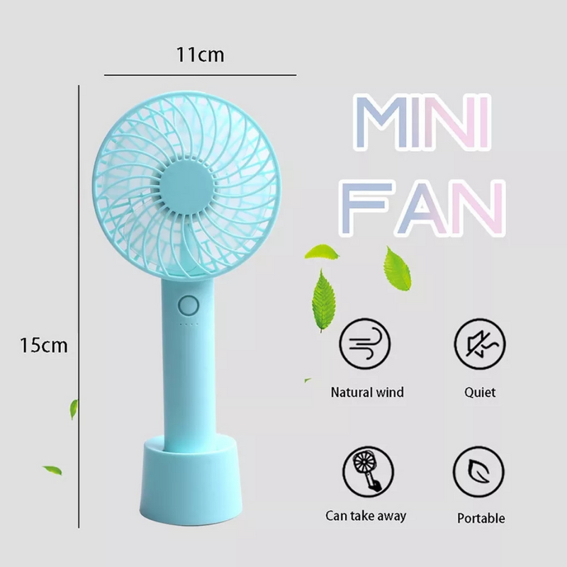 Mini ventilateur portable 15cm x 11 cm