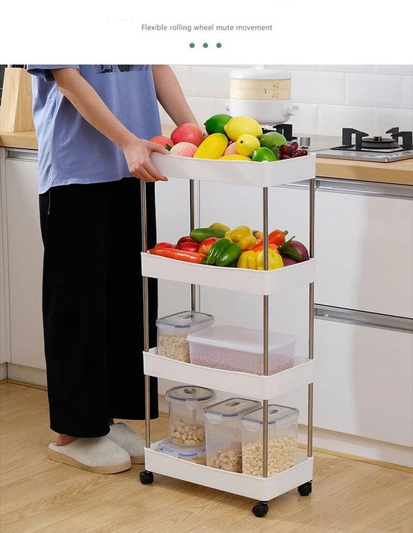 Étagère de rangement en plastique