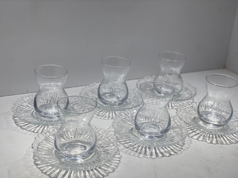 Ensemble 12 pièces tasse sous tasse thé