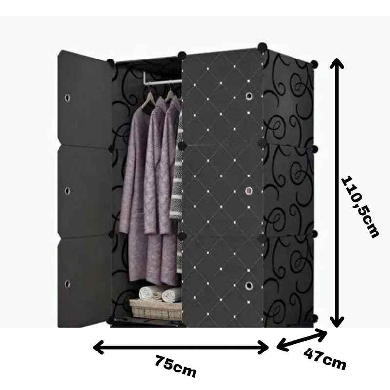 Armoire 2 battants plastique