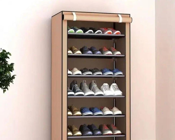 Range chaussure 6 étagère en housse - Boummarket