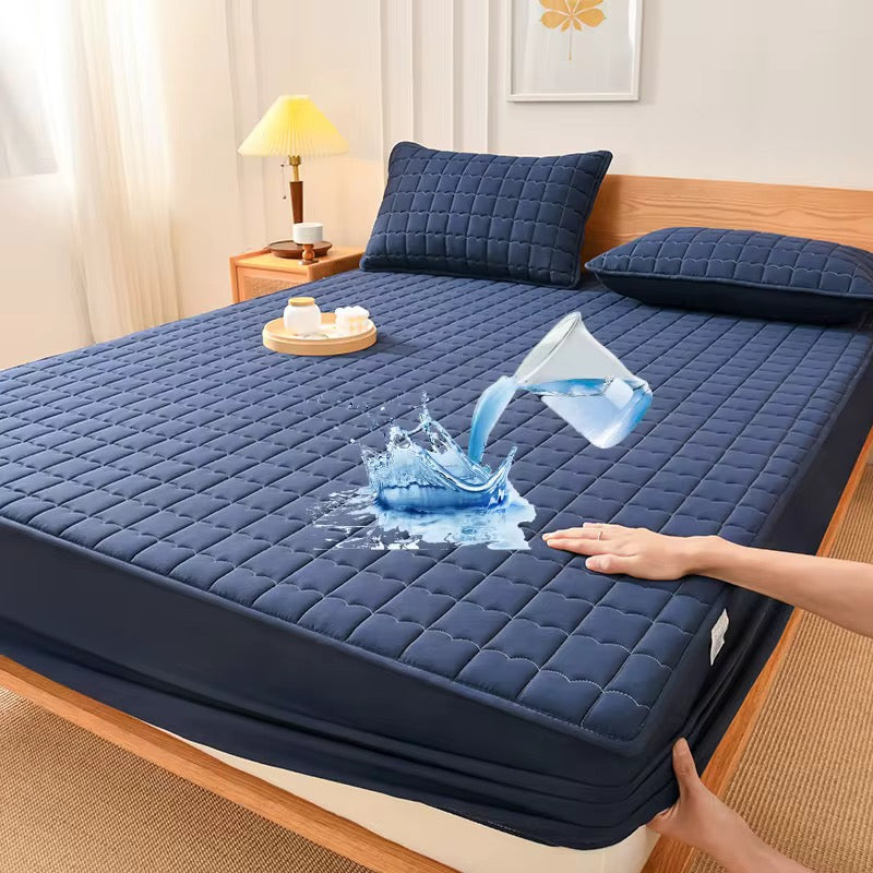 Housse protection matelas 3 pièces 200x220x28cm
