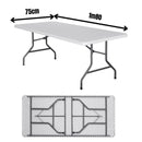 Table dressage pliable 1m80