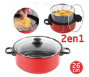 Friteuse 26cm et 28cm