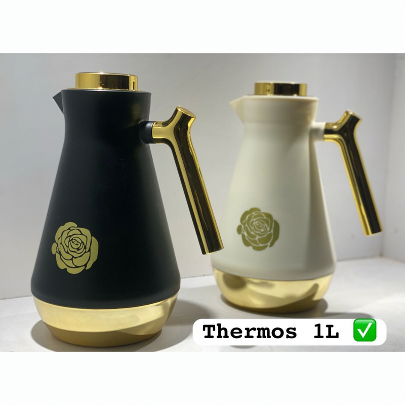 Thermos de lux 1L manche doré