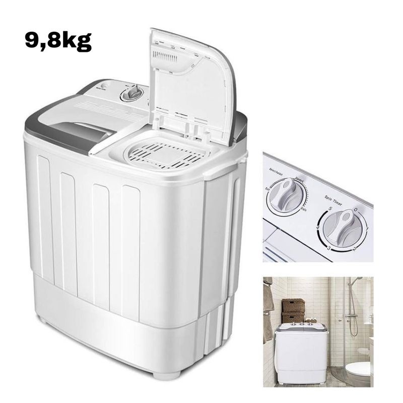 Machine à laver 2 compartiment 9,8kg
