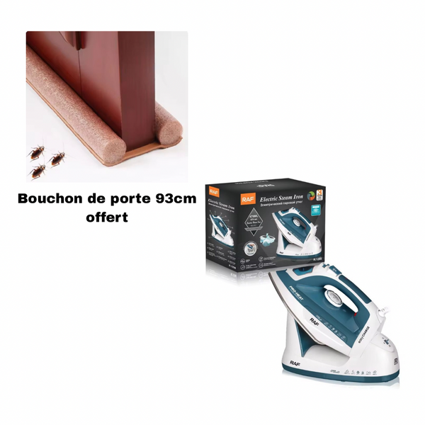 Fer à repasser rechargeable plus bouchon de porte offert