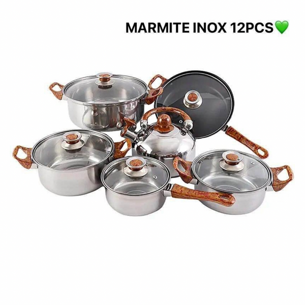 Ensemble marmite 12 pièces