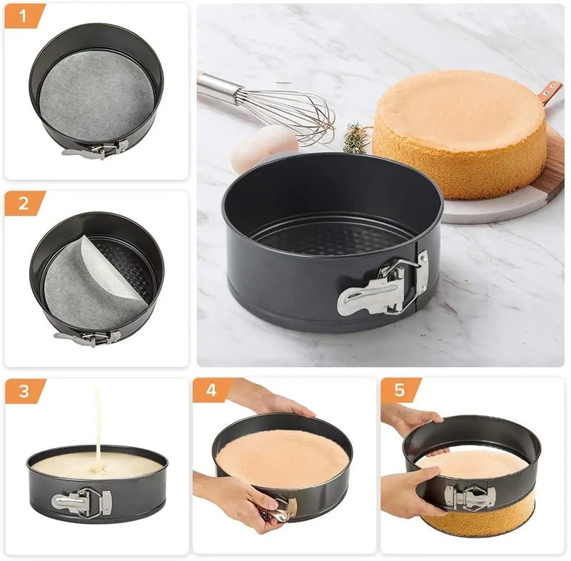 Moule à gâteau 3 pièces rond