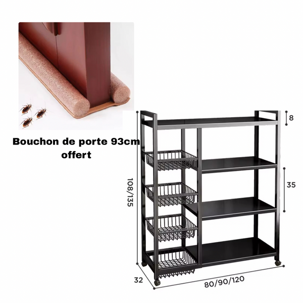 Chariot de rangement GM plus bouchon de porte offert