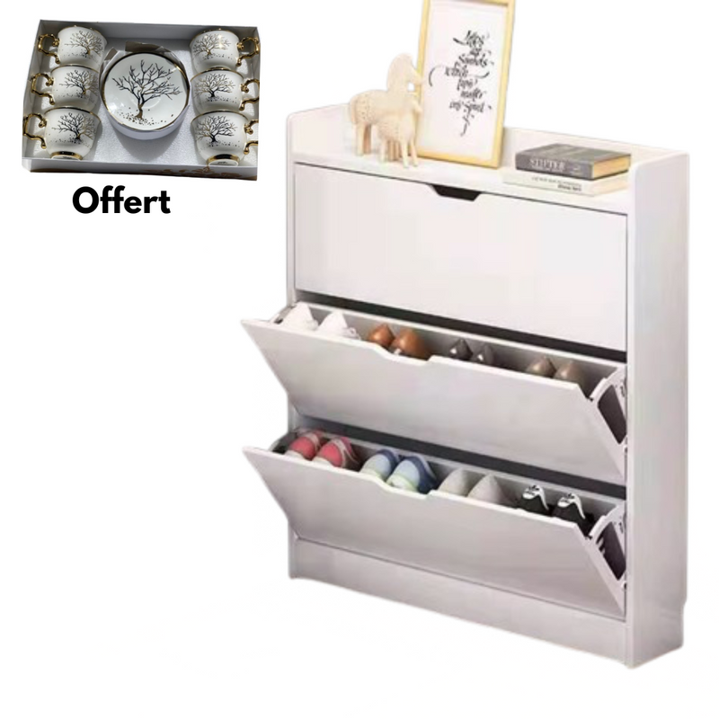 Meuble de rangement 100x17x116 plus tasse sous tasse offert