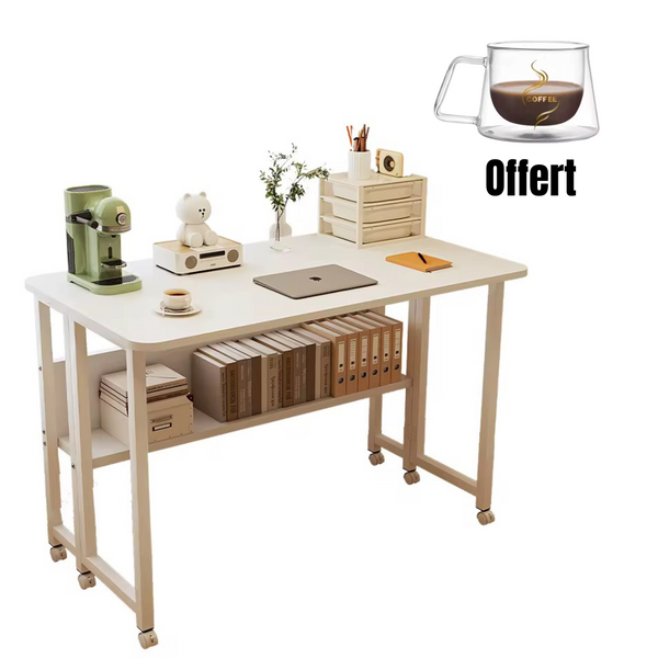 Table bureau 1m20 plus tasse offert