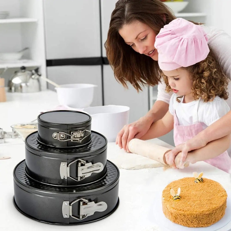 Moule à gâteau 3 pièces rond