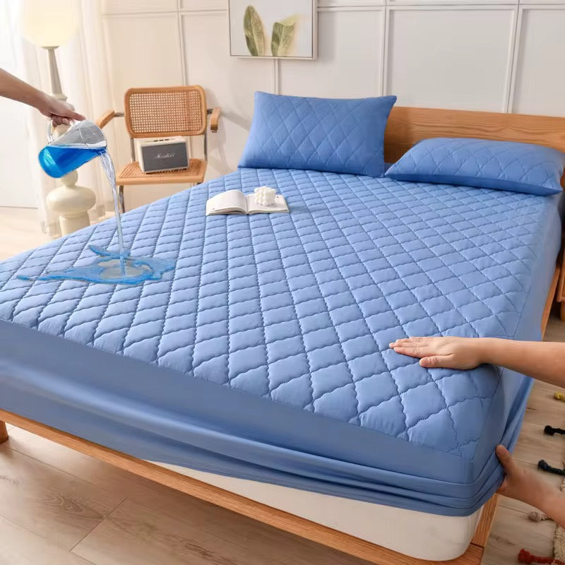 Housse protection matelas 3 pièces 200x220x28cm