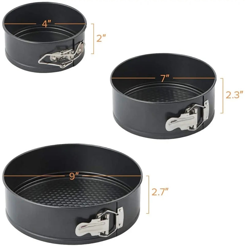 Moule à gâteau 3 pièces rond