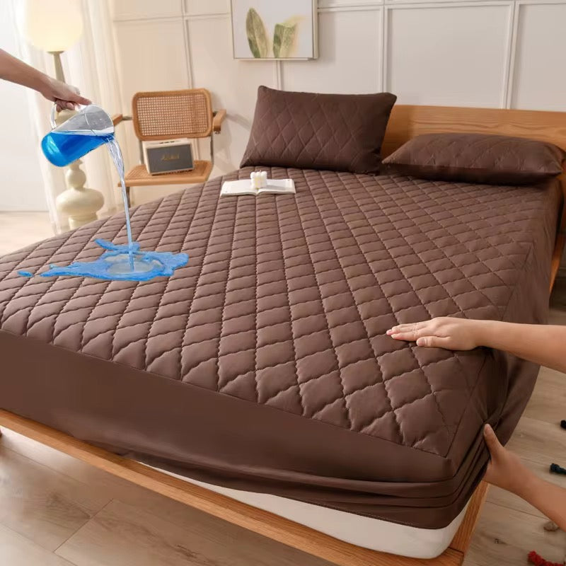 Housse protection matelas 3 pièces 200x220x28cm