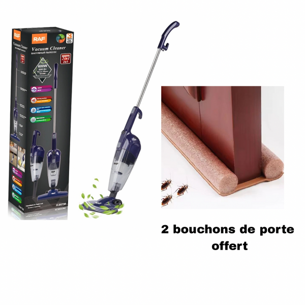 Aspirateur plus 2 bouchons de porte offerts