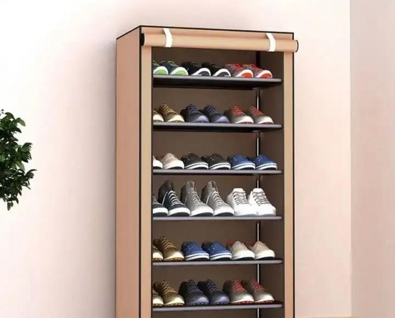 Range chaussure 6 étagère en housse