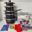 Ensemble marmite lourd 21 pièces