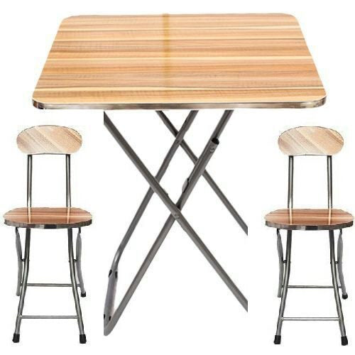 Ensemble 3 pièces 2 chaises et table pliable 64x60cm - Boummarket