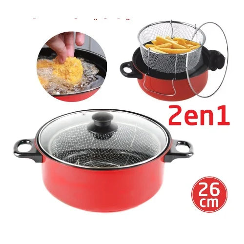 Friteuse 26cm et 28cm