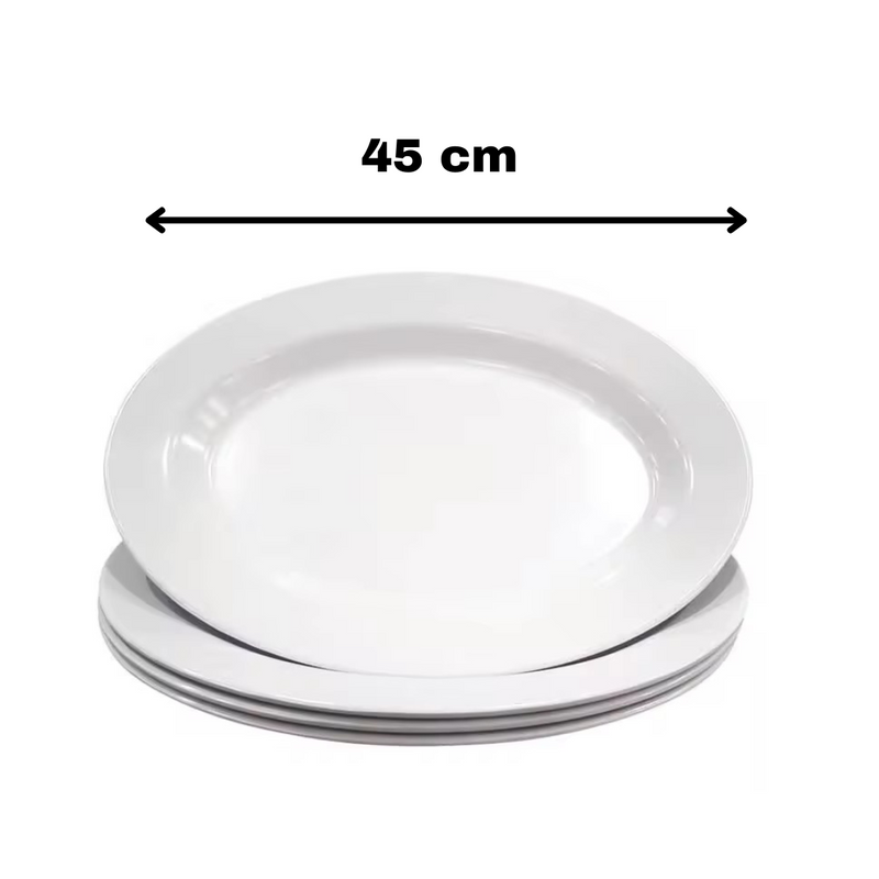 Plateau ovale incassable 45 cm
