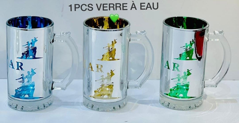 Tasse en verre d'eau Paris -Dakar