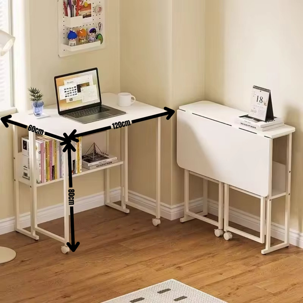 Table bureau pliable 120x60x80cm