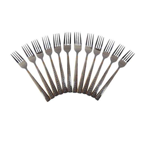 Lots de 12 fourchettes grand modèle