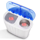 Mini machine à laver 2 compartiment 4,5L x2