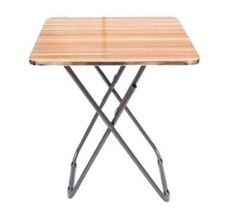 Table pliable en bois et métal 64 x 64