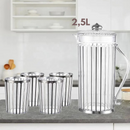 Carafe 2,5L + 4 tasses incassable