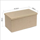 Pouf de rangement de 2 places - Boummarket