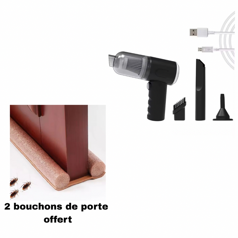 Aspirateur plus 2 bouchons de porte offerts