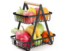Panier fruit 2 niveaux - Boummarket