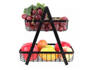 Panier fruit 2 niveaux - Boummarket