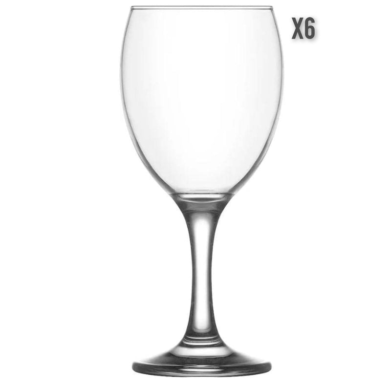 Tasse en verre coupe 6 pieces 16 cm ,empire 548