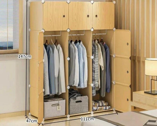 Armoire 3 battants en plastique