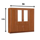 Armoire 4 battants en bois