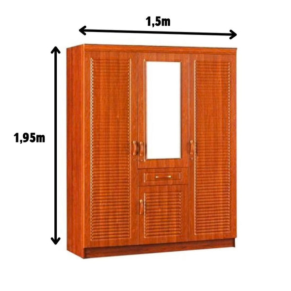 Armoire 3 battants en bois