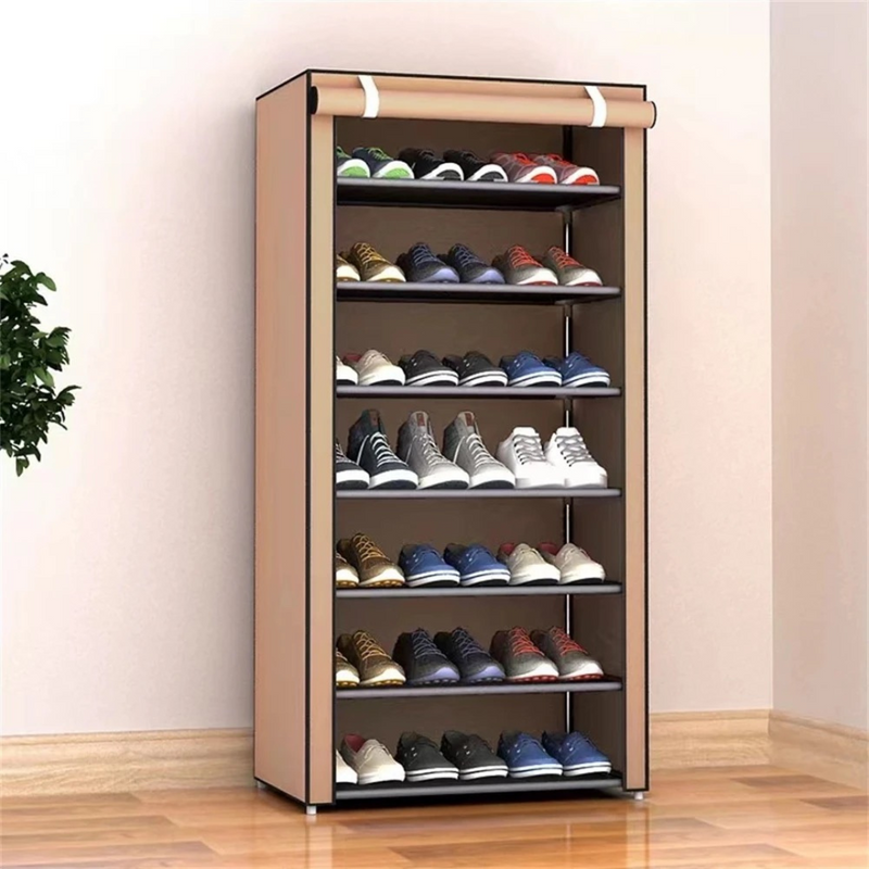Rangement chaussure 7 étagère en housse