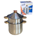 Couscoussier 12 litres inox - Boummarket