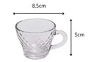 tasse en verre 6 pieces café. - Boummarket
