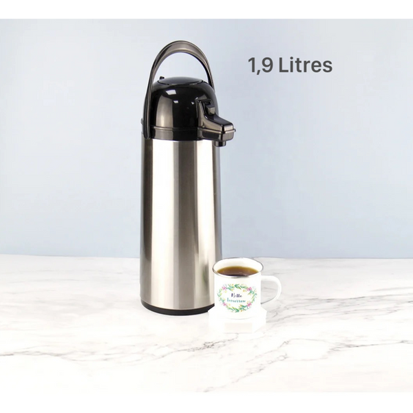 Thermos pompe 1,9 litres