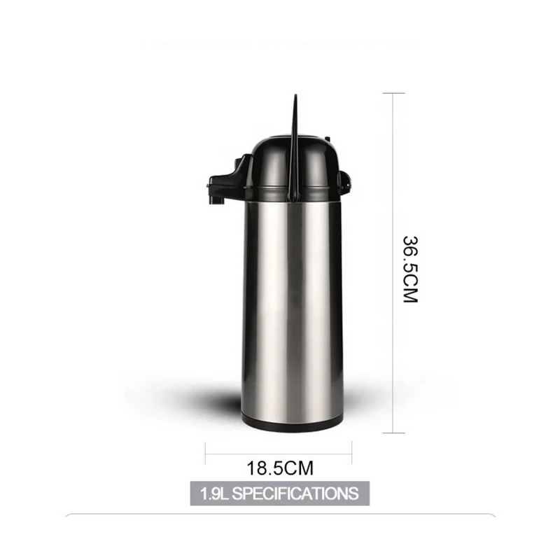 Thermos pompe 1,9 litres