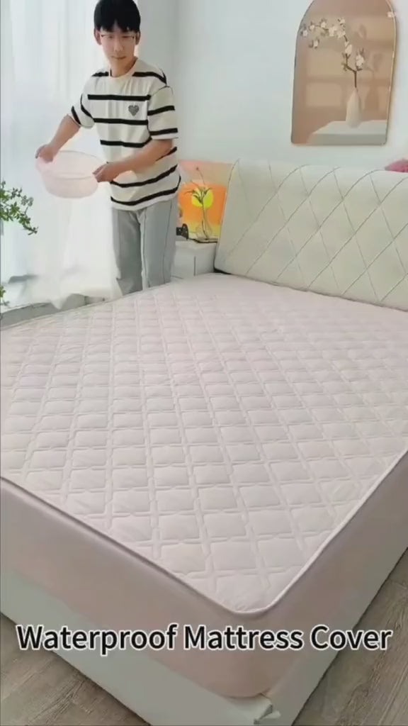 Housse protection matelas 3 pièces 200x220x28cm