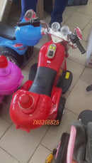 Moto électrique enfant 1‑4 ans – batterie 6V, lumières LED, Dakar