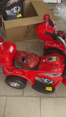 Moto électrique enfant 1‑4 ans – batterie 6V, lumières LED, Dakar