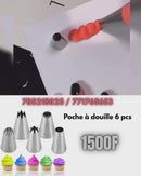 Poche à douille 6 pièces